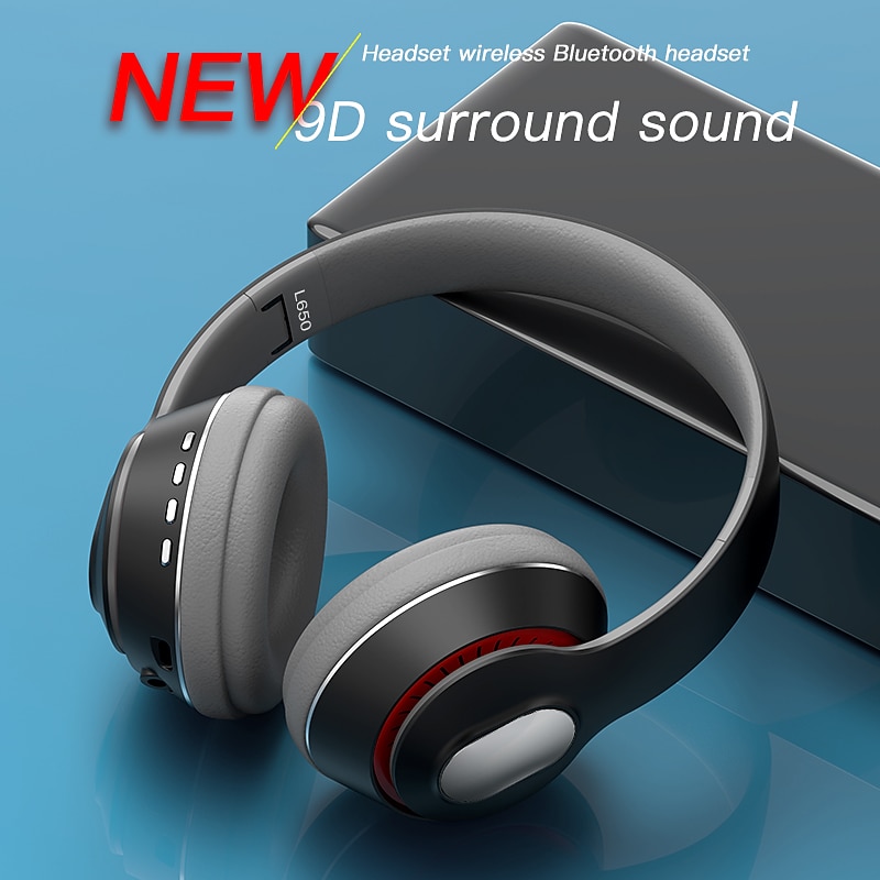 L650 Over-ear Headphone Bluetooth 5.1 Noise cancellation Stereo Surround HIFI Long Battery Life for Apple Samsung Huawei Xiaomi MI  Yoga Fitness Everyday Use Mobile Phone2