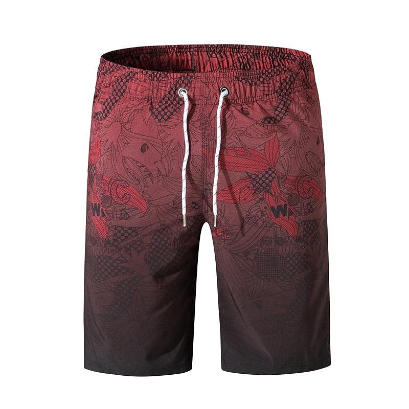 Men's Swim Trunks Swim Shorts Quick Dry Lightweight Board Shorts Bathing Suit with Pockets Mesh Lining Drawstring Swimming Surfing Water Sports Printed Summer2