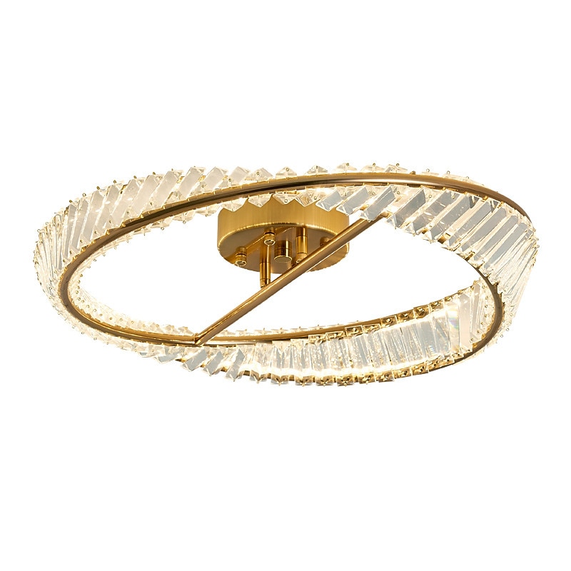 60 cm Nordic Style Ceiling Light LED Crystal Copper Modern Living Room 220-240V2