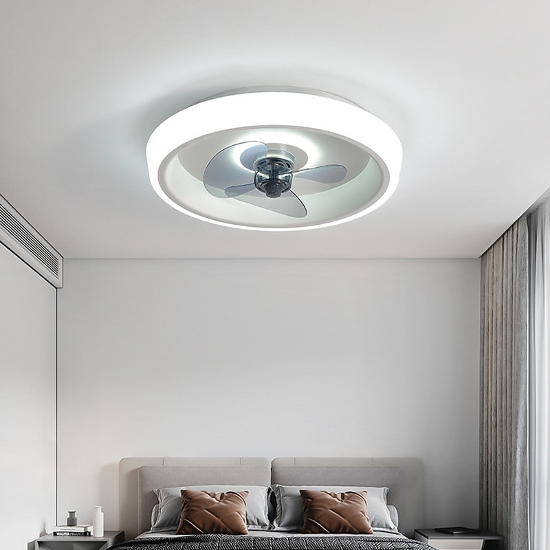 Modern Simple LED Ceiling Fan Light Ceiling Fan Lamp Dining Room Living Room Restaurant Bedroom4