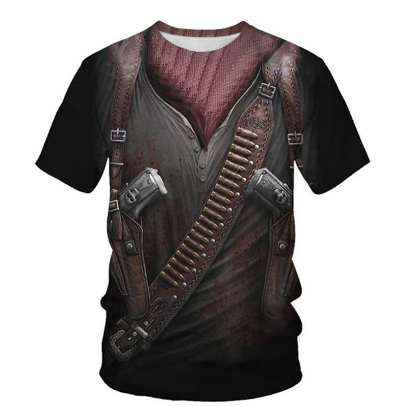 Boys 3D Graphic T shirt Short Sleeve 3D Print Summer Spring Active Sports Fashion Polyester Kids 3-12 Years Outdoor Daily Regular Fit3