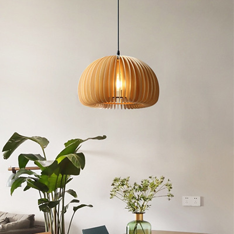 Pendant Light LED Pendant Lantern Design Vintage / Country For Dining Room / Shops / Cafes Wood / Bamboo 220-240V
