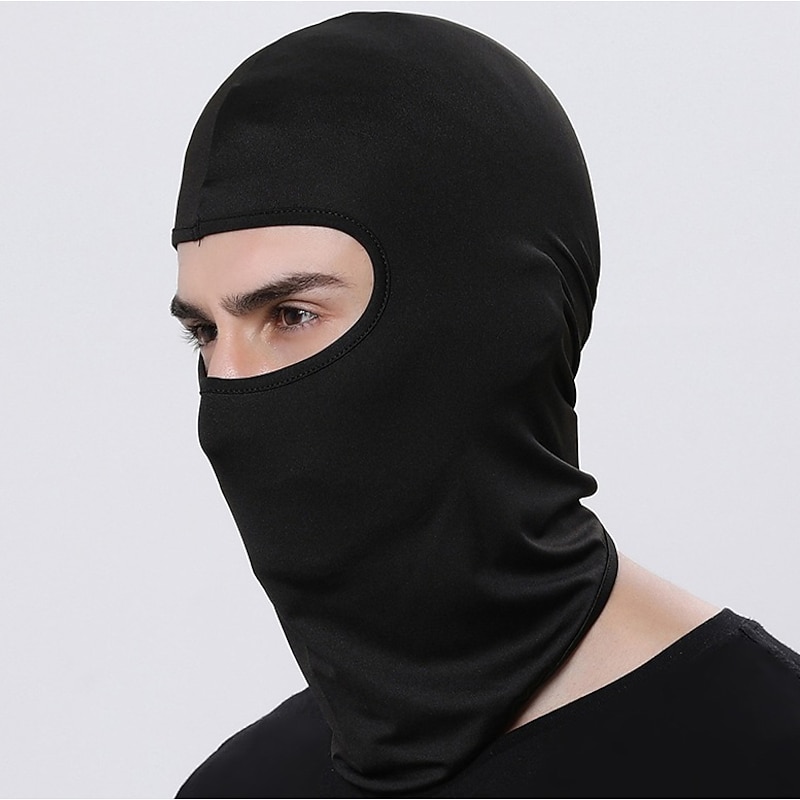 Balaclava Solid Color Sunscreen Breathable Dust Proof Sweat wicking Comfortable Bike / Cycling Dark Grey White Black for Men's Women's Adults' Outdoor Exercise Cycling / Bike Solid Color 1 PC2