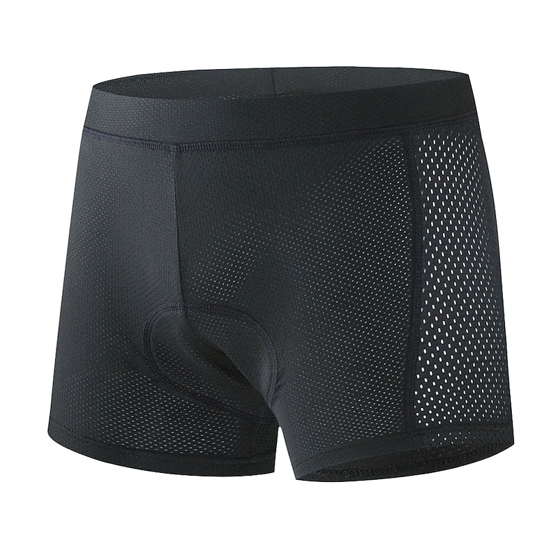 Men's Stripes Cycling Underwear Shorts Cycling Underwear Bike Shorts Bike Underwear Shorts Mountain Bike MTB Road Bike Cycling Sports 3D Pad Cycling Quick Dry Moisture Wicking Black Red Spandex3