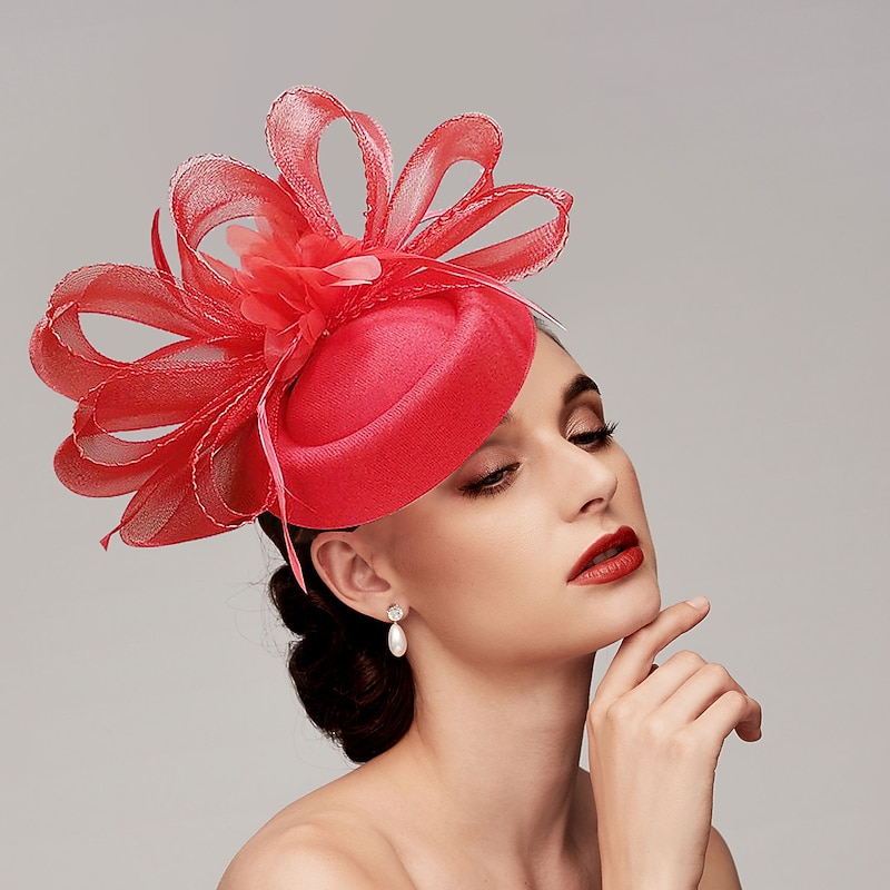 Fascinators Kentucky Derby Hat Feathers Net Pillbox Hat Ladies Day Melbourne Cup Cocktail Royal Astcot Headpieces With Feather Cap Headpiece Headwear4