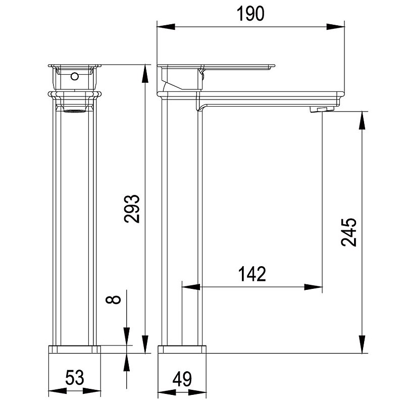 Black Bathroom Faucet Tall Single Handle Bathroom Vessel Sink Faucet Rv Lavatory Vessel Faucet Basin Mixer Tap Solid Brass/Matte Black4