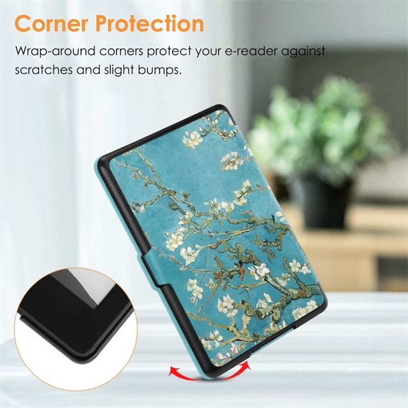 Tablet Case Cover For Amazon Kindle Paperwhite 6.8'' 11th Generation 2021 Kindle 6" 10th 2019 Paperwhite 6 inch 10th 7th 6th 5th Gen 2018 2015 Magnetic Smart Auto Wake Sleep Shockproof PU Leather2