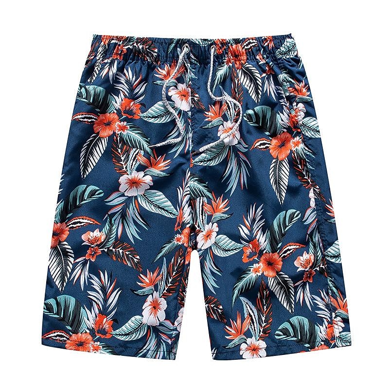 Men's Swim Trunks Swim Shorts Quick Dry Lightweight Board Shorts Bathing Suit with Pockets Drawstring Swimming Surfing Water Sports Printed Summer3