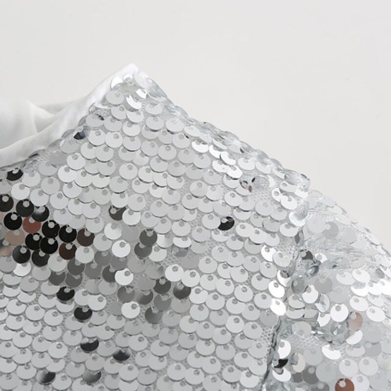 Girls' 3D Sequin Coat Long Sleeve Summer Spring Active Cute Kids 3-12 Years Street Daily Regular Fit3