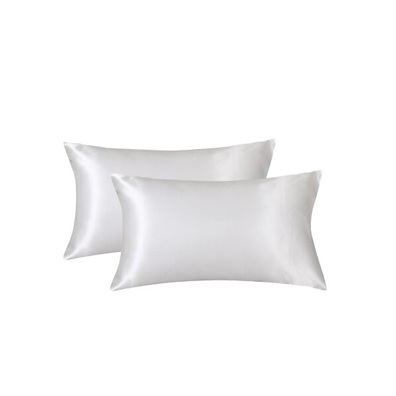 Satin Pillowcase for Hair and Skin 2 Pack Silky Satin Pillow Cases No Zipper Pillow Covers with Envelope Closure Suit 16