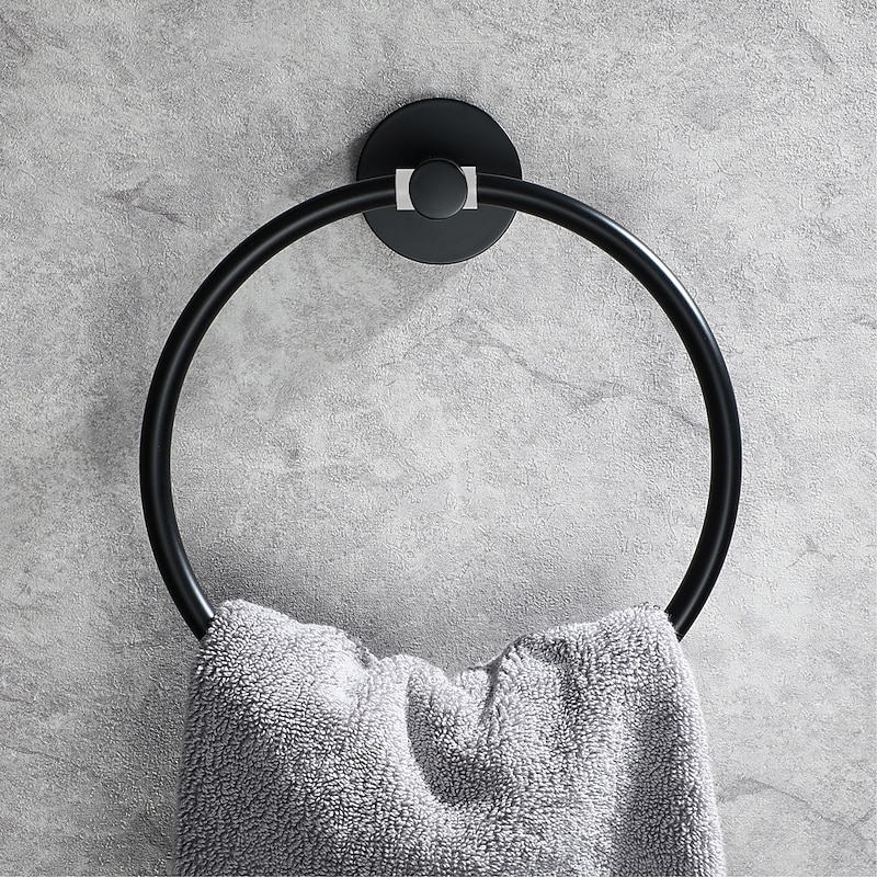 Towel Bar New Design Contemporary Stainless Steel Bathroom towel ring Wall Mounted2