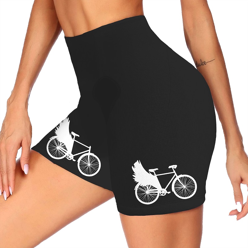 Women's Graphic Cycling Road Shorts Cycling Shorts Bike Shorts Bike Shorts Pants Mountain Bike MTB Road Bike Cycling Sports 3D Pad Fast Dry Soft Comfortable Black Yellow Spandex Clothing Apparel Bike2
