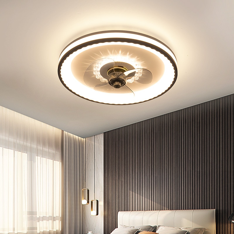 50cm  LED Ceiling Fan Light Ceiling Fan Metal Painted Finishes Modern 220-240V4