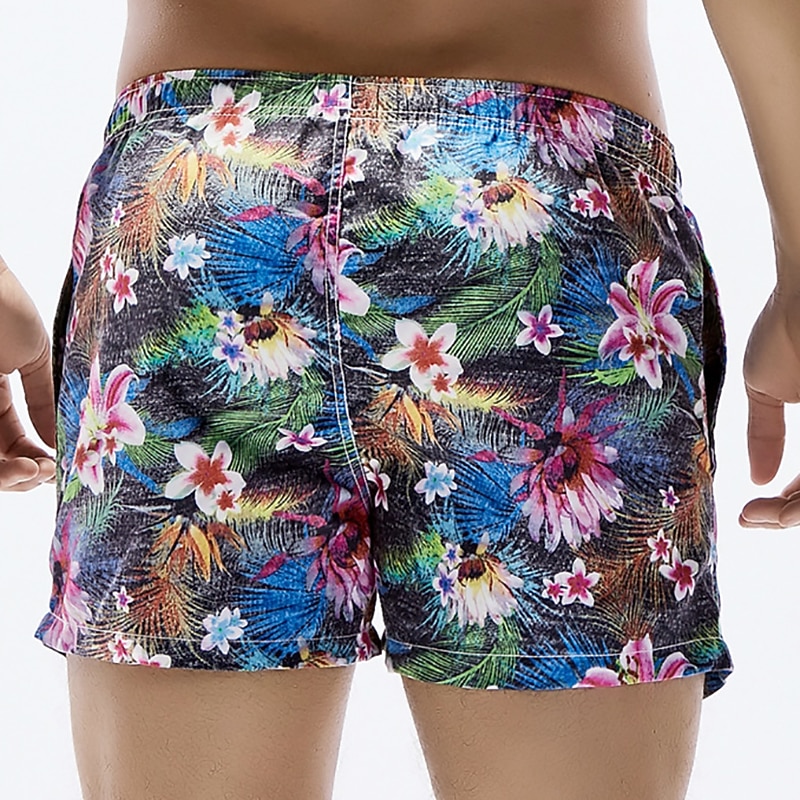 Men's Swim Trunks Swim Shorts Quick Dry Lightweight Board Shorts Bathing Suit with Pockets Drawstring Swimming Surfing Beach Water Sports Stripes Summer4