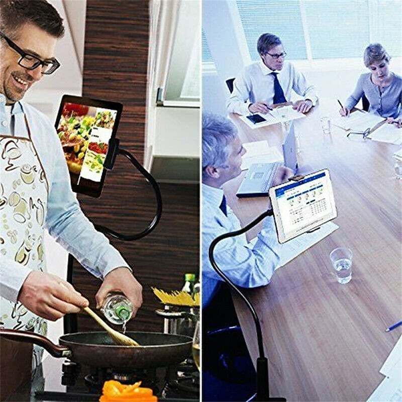 Flexible 360 Lazy Bed Desk Phone Holder & Stands Gooseneck Mount Stand For iPad Android Tablet2