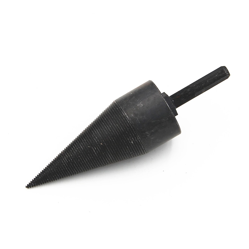 38mm (1.45IN) Drill Bit Chop Wood Splitting Tool Cone Log Splitters Breaking Machine Breaker Firewood Chopper