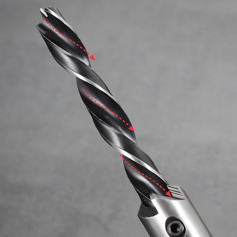 4pcs/set Drill Bit Set HSS 5 Flute Countersink 3mm-6mm High Speed Steel Chamfer Reamer Woodworking Power Tools4