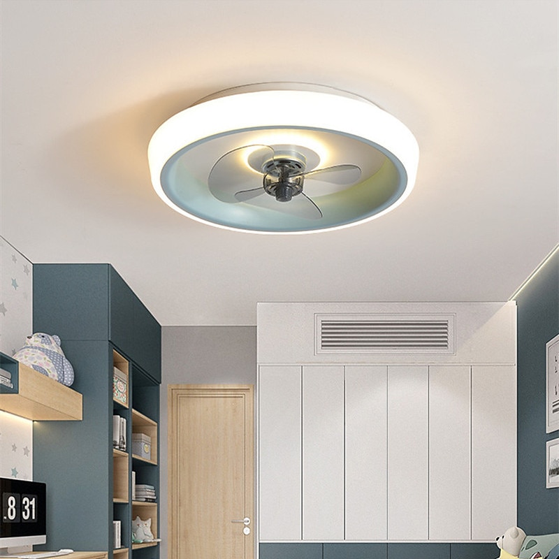 Modern Simple LED Ceiling Fan Light Ceiling Fan Lamp Dining Room Living Room Restaurant Bedroom