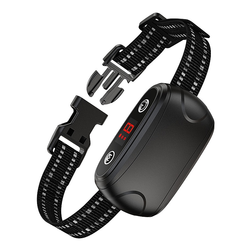 Shock-free Bark Collar for DogsRechargeable Anti Barking Training Collar with  Adjustable Sensitivity and Intensity Beep Vibration for Small Medium Large Dogs3