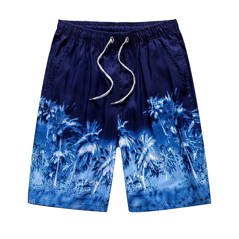 Men's Swim Trunks Swim Shorts Quick Dry Lightweight Board Shorts Bathing Suit with Pockets Drawstring Swimming Surfing Water Sports Printed Summer