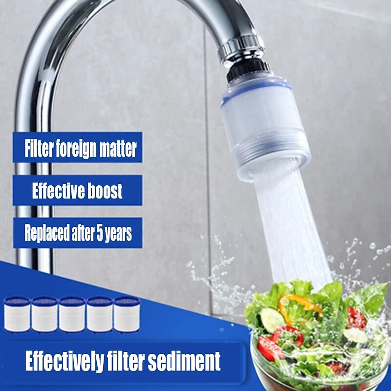 Multifunctional Anti-splash Head Pressurized Filter Water Saver Pp Cotton Filter Faucet To Effectively Filter Sediment Faucet2