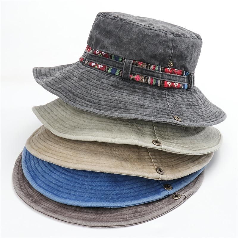 Sun Hat Fishing Hat Hiking Hat Hat UV Sun Protection Sunscreen UV Protection Summer Spring Wide Brim Men's Women's Fishing Activity