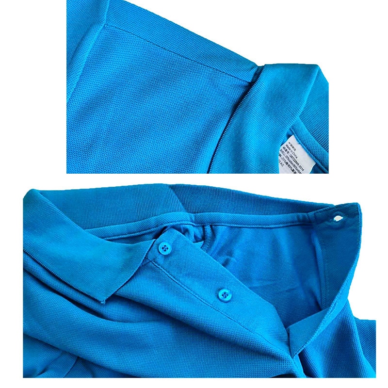 Men's Polo Shirt Golf Shirt Casual Daily Polo Collar Classic Short Sleeve Sports Fashion Solid Color Button Front Button-Down Summer Regular Fit Black White Yellow Red Navy Blue Blue Polo Shirt 12