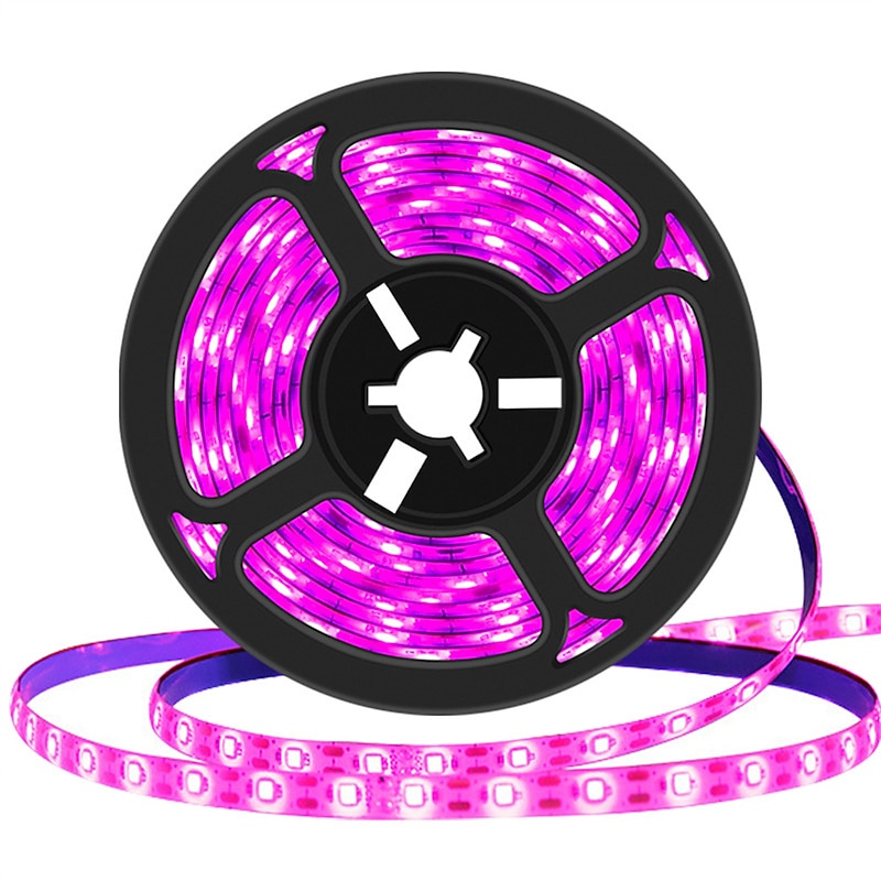 5m LED Grow Light Full Spectrum DC 5V USB Plant Light Grow LED Strip Phyto Lamp for Vegetable Flower Seedling Grow Tent Box IP652
