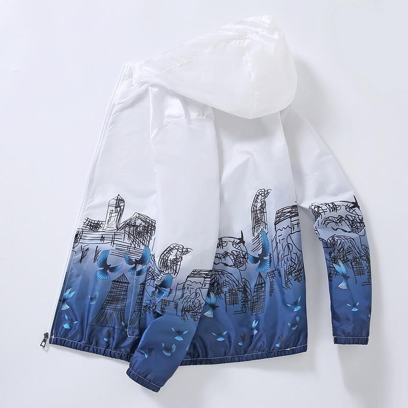 Men's Women's Hiking Skin Jacket Outdoor Packable UV Sun Protection Quick Dry Lightweight Jacket Hoodie Fishing Climbing Beach grey blue Yellow Navy Blue Sky Blue3