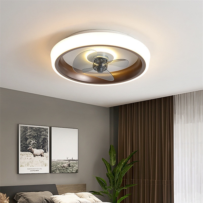 Modern Simple LED Ceiling Fan Light Ceiling Fan Lamp Dining Room Living Room Restaurant Bedroom3