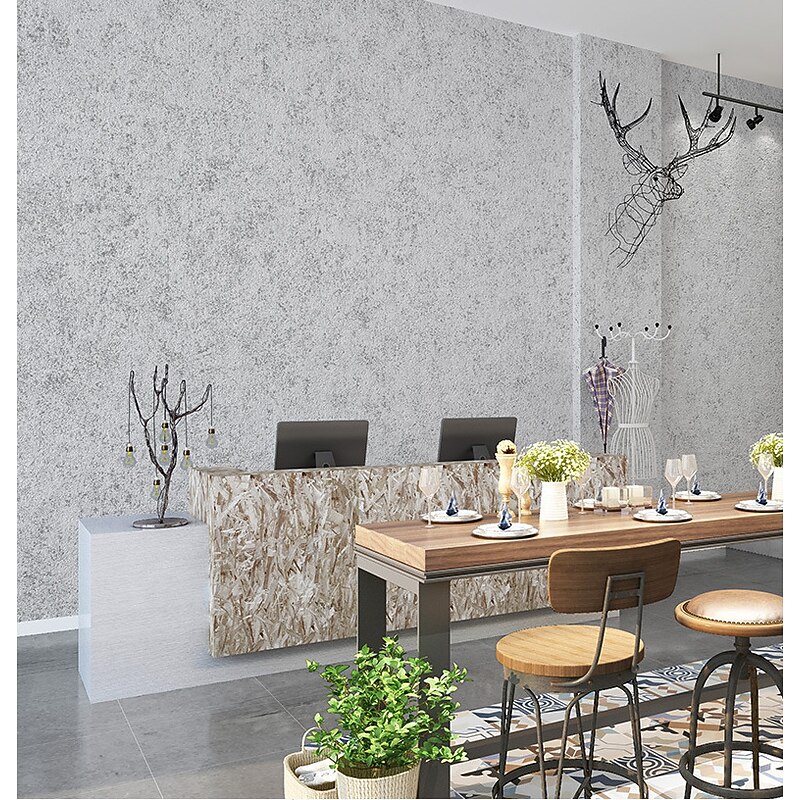 Modern Style Wallpaper PVC Wallpaper Adhesive Required Water-Proof Wall Mural,Cabinet Furniture Countertop Paper Roll Textured Wallpaper,20.8
