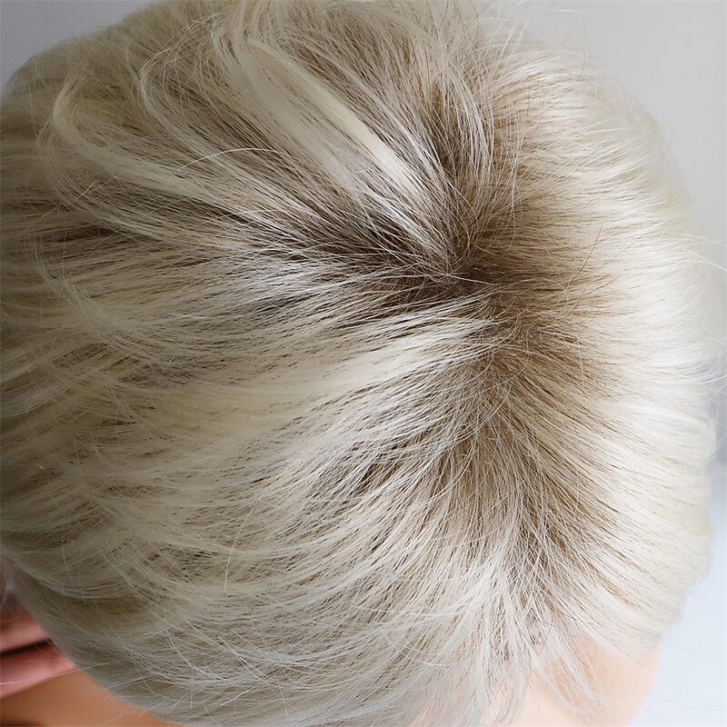 Pixie Cut Wigs Short Wigs for White Women Pixie Wigs Wig for White Women Pixie Cuts Wigs for Older Women Full Curly Hair for Daily4