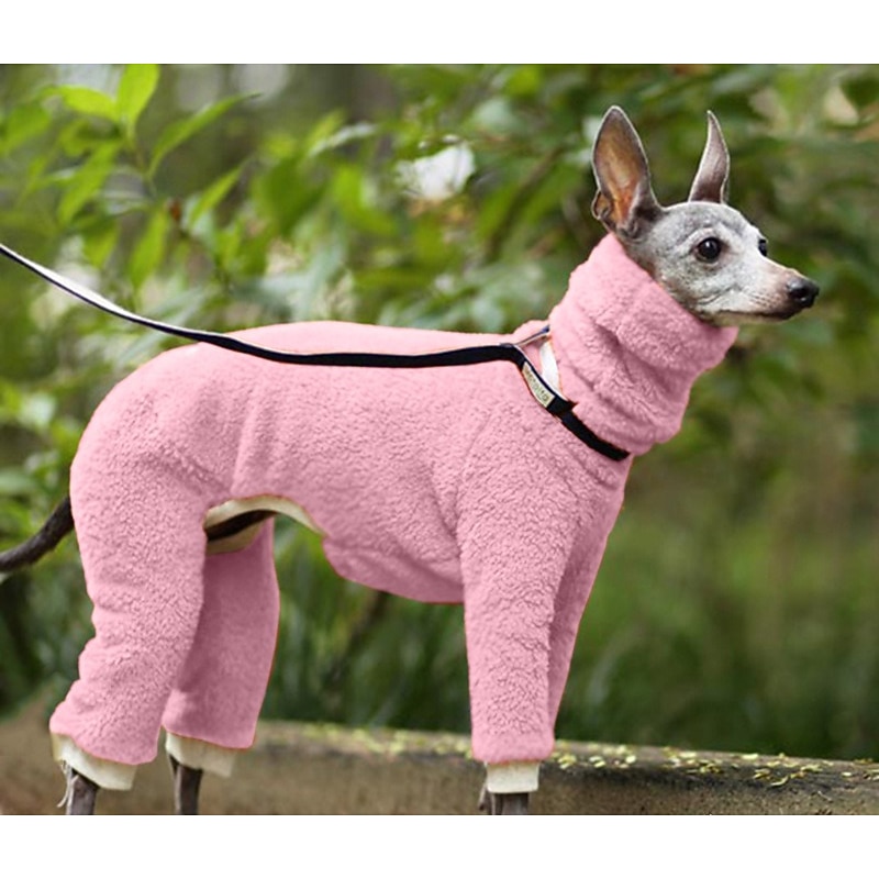 Dog Jumpsuit Fashion Stylish Ordinary Classic Style Retro Vintage Fall Winter Warm Fashion Sports Outdoor Dog Clothing for Greyhound3