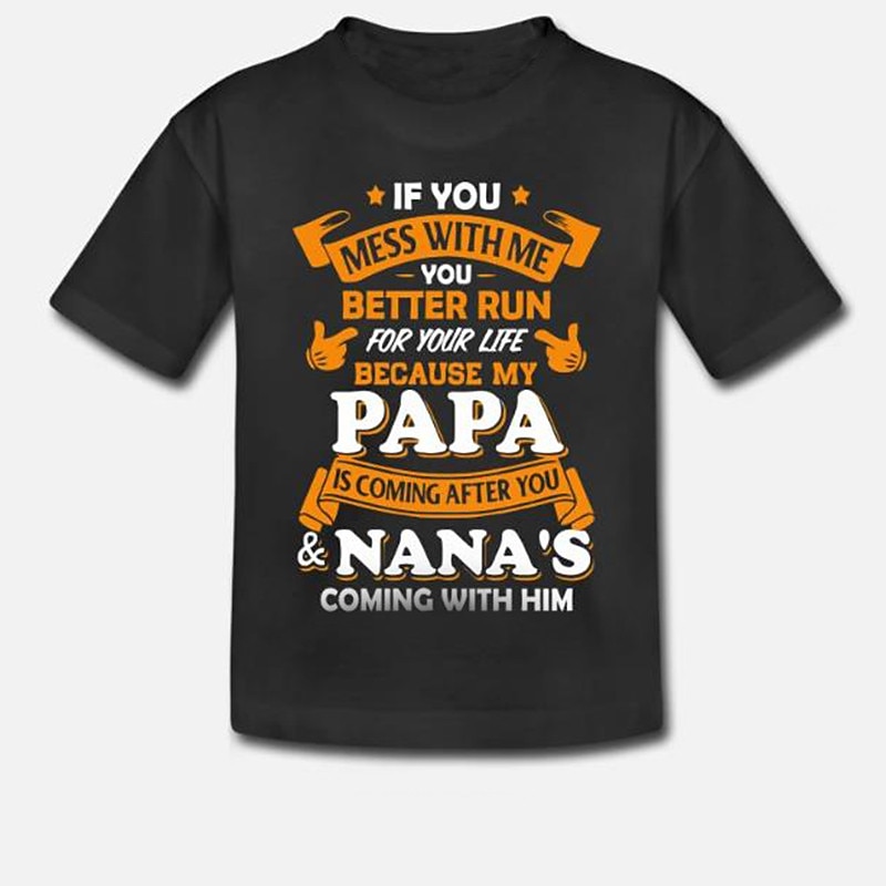 Boys 3D Letter T shirt Short Sleeve 3D Print Summer Spring Active Sports Fashion Kids 3-12 Years Outdoor Daily Regular Fit3