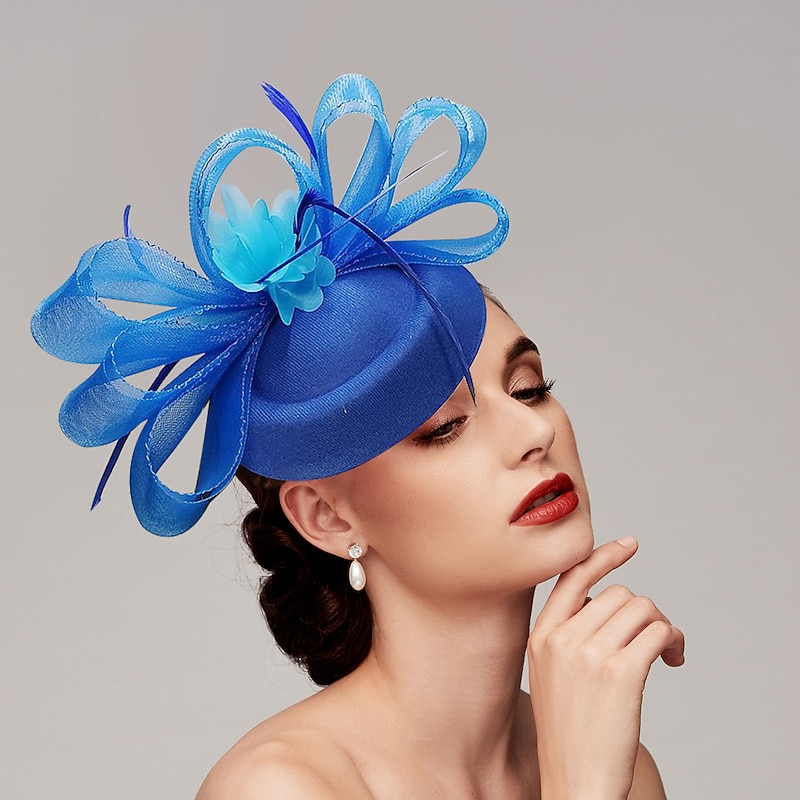 Fascinators Kentucky Derby Hat Feathers Net Pillbox Hat Ladies Day Melbourne Cup Cocktail Royal Astcot Headpieces With Feather Cap Headpiece Headwear3