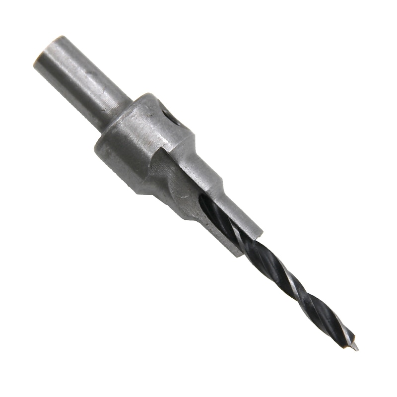 2Pcs/Set Drill Bit Set Countersink 2 Flute 3Steps 4mm/6mm 5mm/7mm Power Tools For Wood Reamer Woodworking Chamfer Kits4