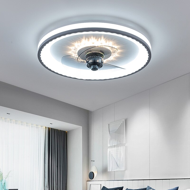 50cm  LED Ceiling Fan Light Ceiling Fan Metal Painted Finishes Modern 220-240V2