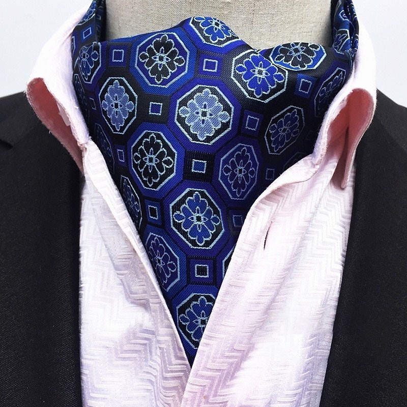 Men's Ties Cravat Ascot Work Wedding Gentleman Jacquard