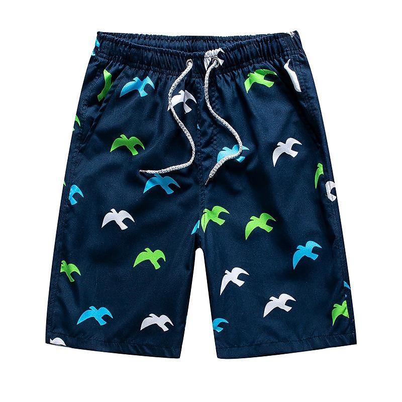 Men's Swim Trunks Swim Shorts Quick Dry Lightweight Board Shorts Bathing Suit with Pockets Drawstring Swimming Surfing Water Sports Printed Summer2