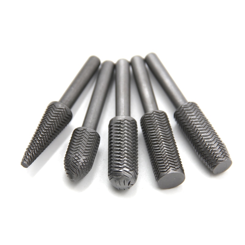 5pcs Rotary File Steel File Bubble Shell Carpenter DIY Soft Metal Trimming Set Metal Grinding Repair Tool3