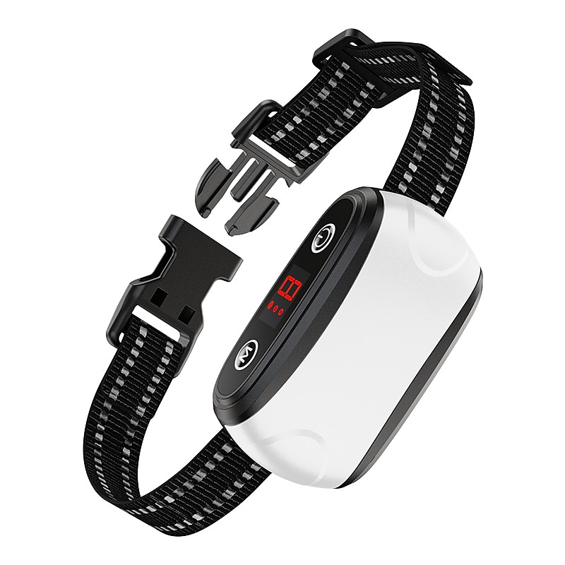 Shock-free Bark Collar for DogsRechargeable Anti Barking Training Collar with  Adjustable Sensitivity and Intensity Beep Vibration for Small Medium Large Dogs4