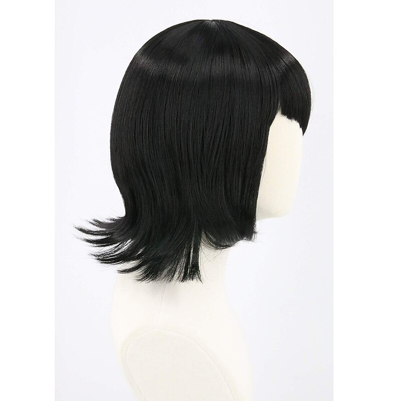 Mavis Wig Vampire Wig Short Black Wig for  Fancy Dress s Halloween Wigs4