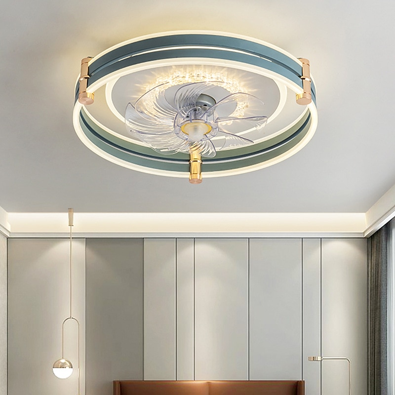 Luxury LED Ceiling Fan Light Ceiling Fan Lamp Living Room Dining Room Fan Lamp Bedroom Ceiling Fan