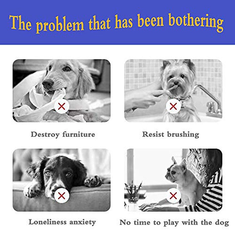 Upgrade Suction Cup Dog Toy Dog Chew Toys Interactive Dog Toys Dog Teeth Cleaning Toys Pet Molar Bite Toy Dog Squeaky Tug Toy For Dogs Non-toxic & Durable Dog Toys2