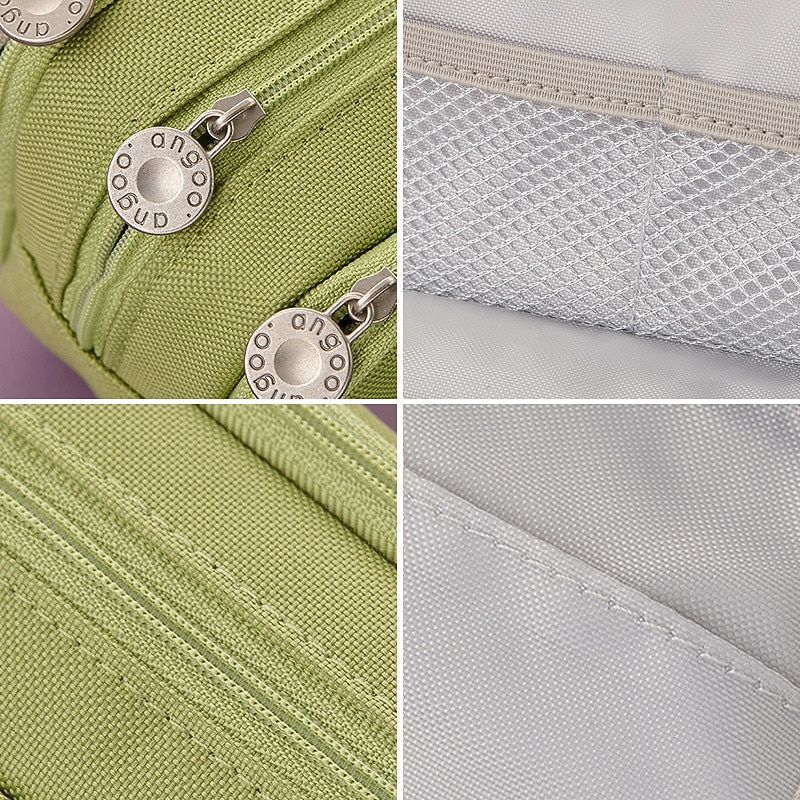 Pencil Cases Wear-Resistant Multifunction With Zipper Canvas for School Office Student, Back to School Gift4