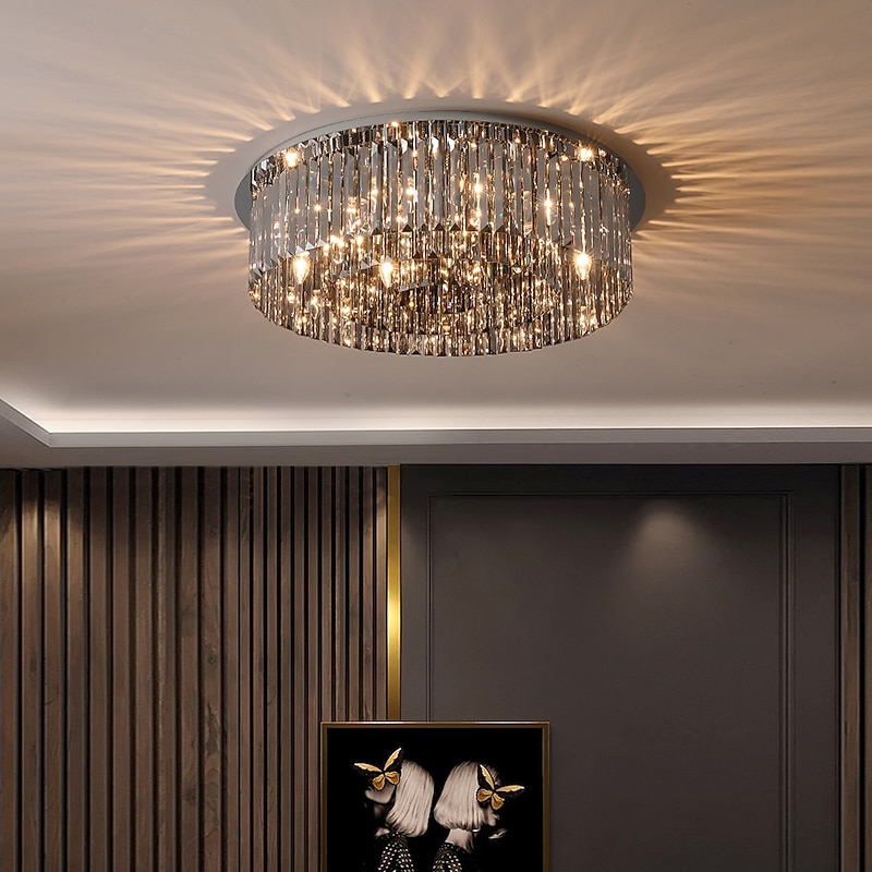50 cm Unique Design Chandelier LED Crystal Ceiling Light Glass Nordic Style Living Room Dining Room 220-240V4
