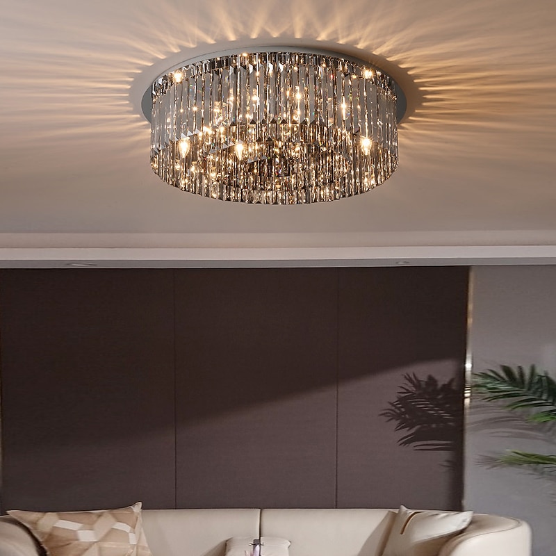 50 cm Unique Design Chandelier LED Crystal Ceiling Light Glass Nordic Style Living Room Dining Room 220-240V2