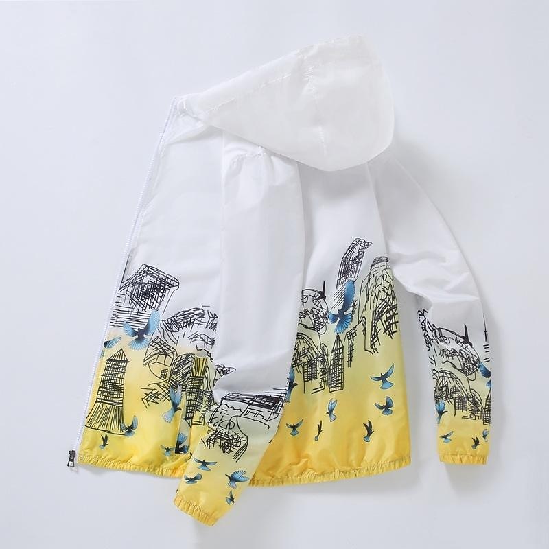 Men's Women's Hiking Skin Jacket Outdoor Packable UV Sun Protection Quick Dry Lightweight Jacket Hoodie Fishing Climbing Beach grey blue Yellow Navy Blue Sky Blue4