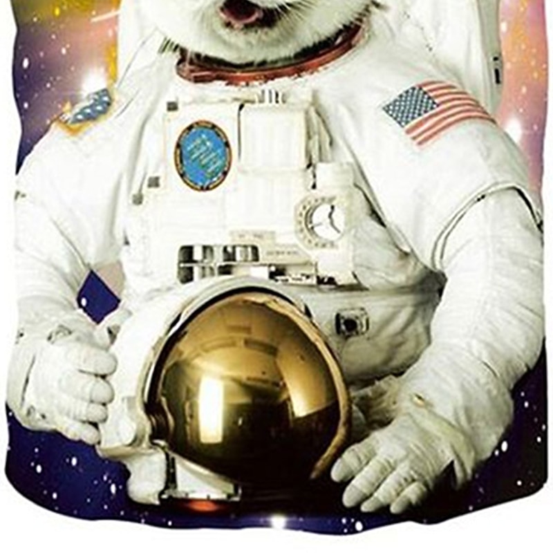 Boys 3D Animal Galaxy Cat T shirt Short Sleeve 3D Print Summer Spring Active Sports Fashion Kids 3-12 Years Outdoor Daily Regular Fit3