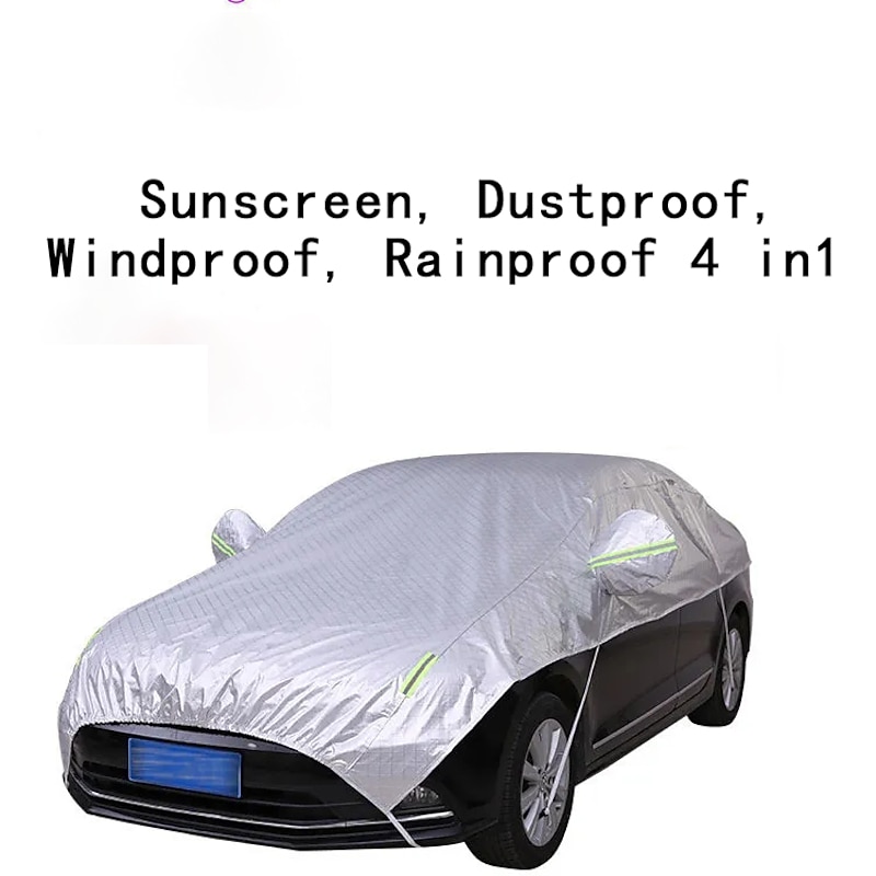 StarFire Sunshade rainproof sunscreen hailproof heat insulation universal real Oxford cloth car jacket special half-cover model4